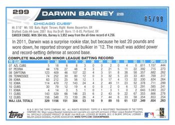 2013 Topps - Camo #299 Darwin Barney Back