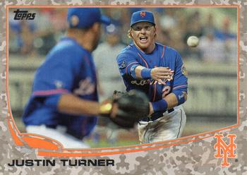 2013 Topps - Camo #388 Justin Turner Front