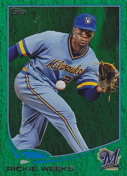2013 Topps - Emerald Foil #123 Rickie Weeks Front