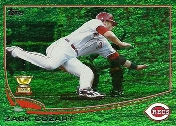 2013 Topps - Emerald Foil #202 Zack Cozart Front
