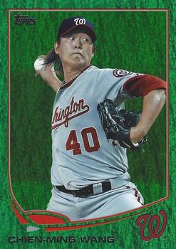 2013 Topps - Emerald Foil #40 Chien-Ming Wang Front