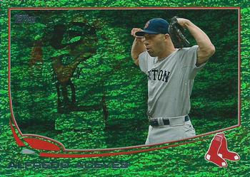 2013 Topps - Emerald Foil #91 Alfredo Aceves Front