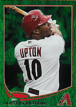 2013 Topps - Emerald Foil #110 Justin Upton Front