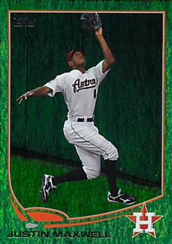 2013 Topps - Emerald Foil #178 Justin Maxwell Front