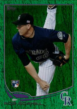 2013 Topps - Emerald Foil #185 Rob Scahill Front