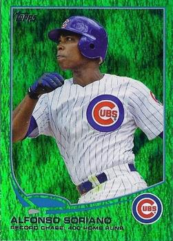 2013 Topps - Emerald Foil #567 Alfonso Soriano Front