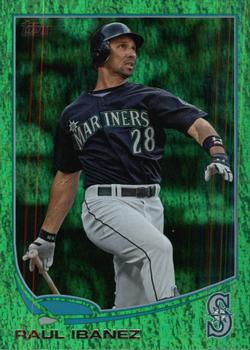 2013 Topps - Emerald Foil #452 Raul Ibanez Front