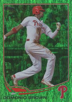 2013 Topps - Emerald Foil #625 Domonic Brown Front