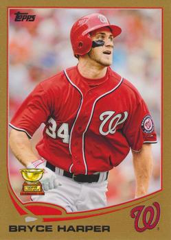 2013 Topps - Gold #1 Bryce Harper Front