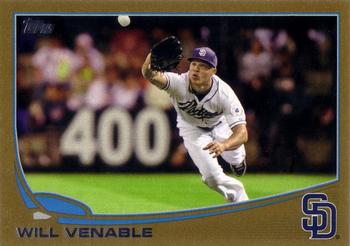 2013 Topps - Gold #225 Will Venable Front