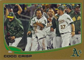 2013 Topps - Gold #408 Coco Crisp Front