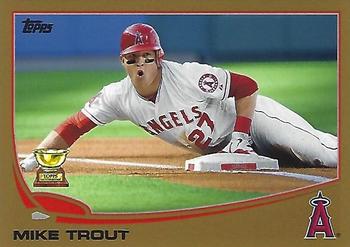 2013 Topps - Gold #27 Mike Trout Front