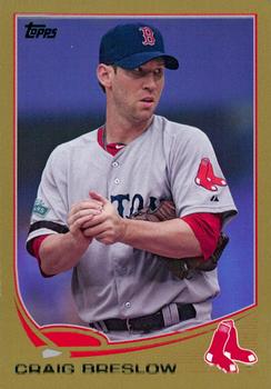 2013 Topps - Gold #32 Craig Breslow Front