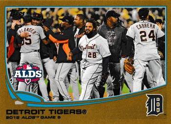 2013 Topps - Gold #42 Detroit Tigers Front