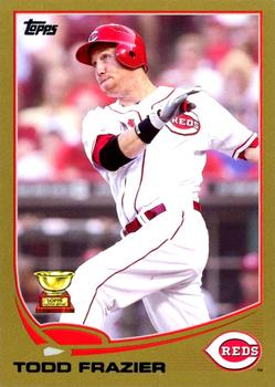 2013 Topps - Gold #70 Todd Frazier Front