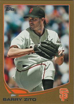 2013 Topps - Gold #75 Barry Zito Front