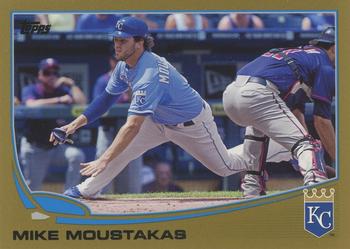 2013 Topps - Gold #100 Mike Moustakas Front