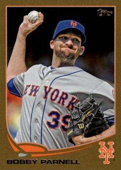 2013 Topps - Gold #139 Bobby Parnell Front