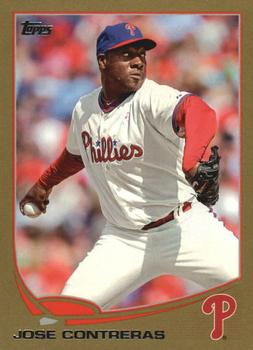 2013 Topps - Gold #152 Jose Contreras Front