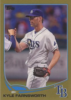 2013 Topps - Gold #168 Kyle Farnsworth Front