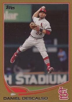 2013 Topps - Gold #190 Daniel Descalso Front