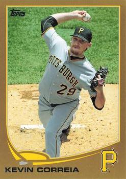 2013 Topps - Gold #262 Kevin Correia Front