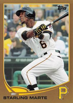2013 Topps - Gold #288 Starling Marte Front