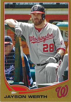 2013 Topps - Gold #328 Jayson Werth Front