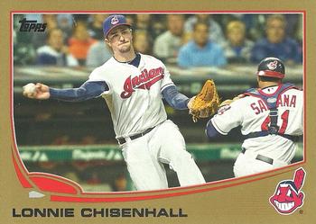 2013 Topps - Gold #341 Lonnie Chisenhall Front