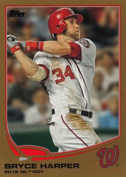 2013 Topps - Gold #369 Bryce Harper Front