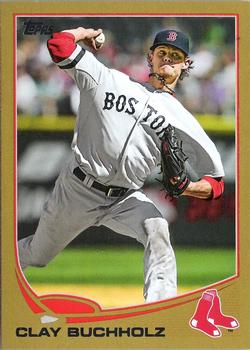 2013 Topps - Gold #503 Clay Buchholz Front