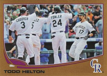 2013 Topps - Gold #532 Todd Helton Front