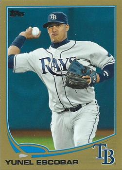 2013 Topps - Gold #560 Yunel Escobar Front