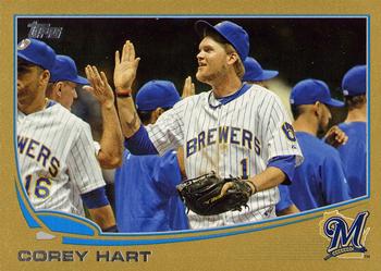 2013 Topps - Gold #574 Corey Hart Front