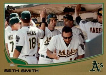 2013 Topps - Gold #582 Seth Smith Front