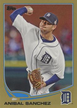 2013 Topps - Gold #602 Anibal Sanchez Front