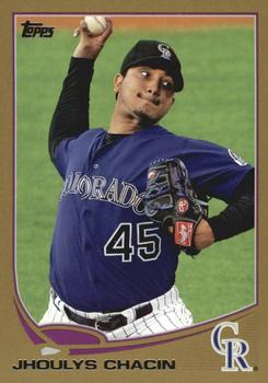 2013 Topps - Gold #613 Jhoulys Chacin Front
