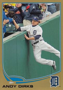2013 Topps - Gold #630 Andy Dirks Front