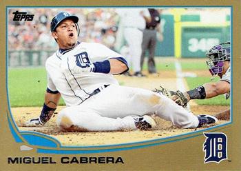2013 Topps - Gold #660 Miguel Cabrera Front