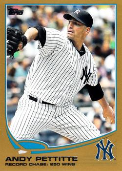2013 Topps - Gold #90 Andy Pettitte Front