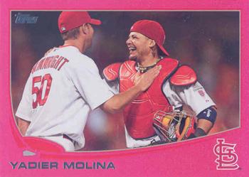 2013 Topps - Pink #4 Yadier Molina Front