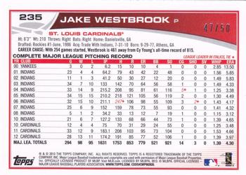 2013 Topps - Pink #235 Jake Westbrook Back
