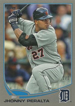 2013 Topps - Platinum #327 Jhonny Peralta Front