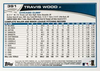 2013 Topps - Platinum #391 Travis Wood Back