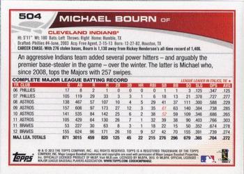 2013 Topps - Platinum #504 Michael Bourn Back