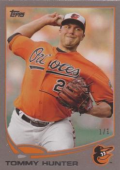 2013 Topps - Platinum #62 Tommy Hunter Front