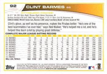 2013 Topps - Platinum #92 Clint Barmes Back