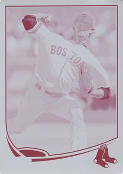2013 Topps - Printing Plates Magenta #503 Clay Buchholz Front