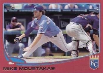 2013 Topps - Red #100 Mike Moustakas Front