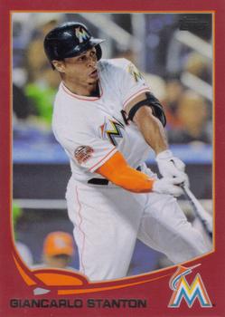 2013 Topps - Red #127 Giancarlo Stanton Front